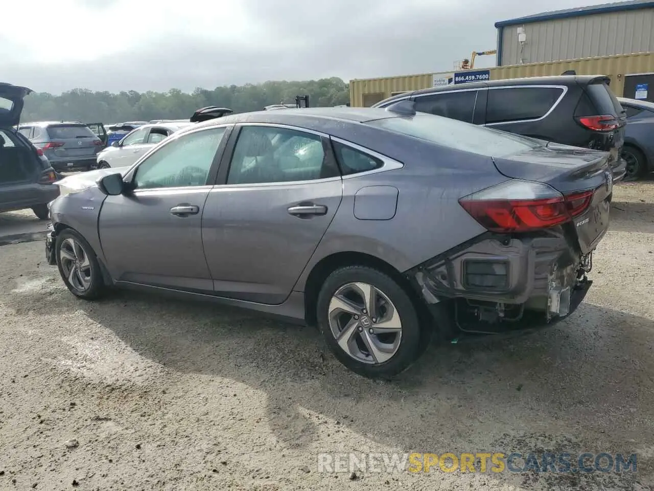 2 Photograph of a damaged car 19XZE4F53LE014764 HONDA INSIGHT 2020