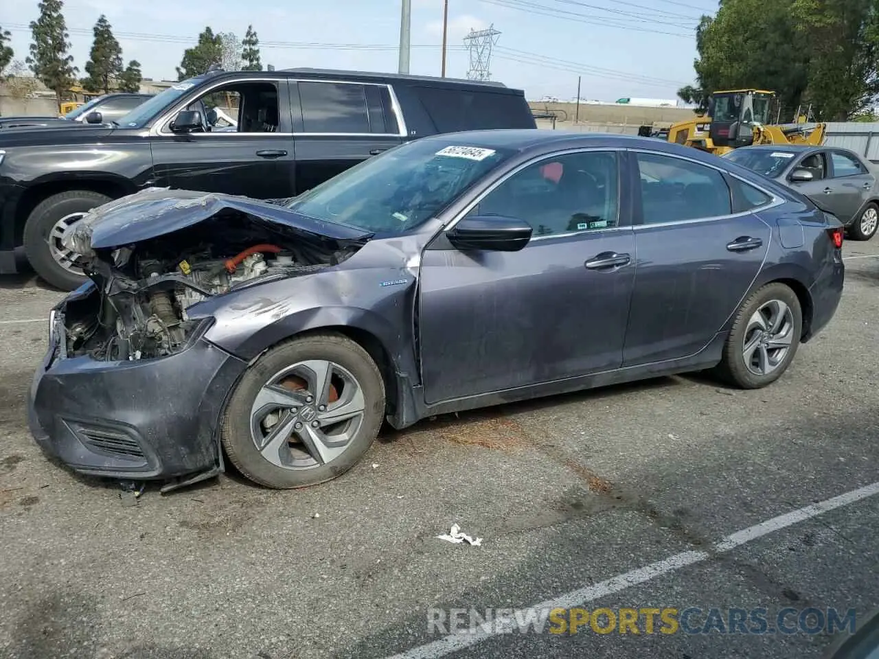 1 Photograph of a damaged car 19XZE4F54LE007306 HONDA INSIGHT 2020
