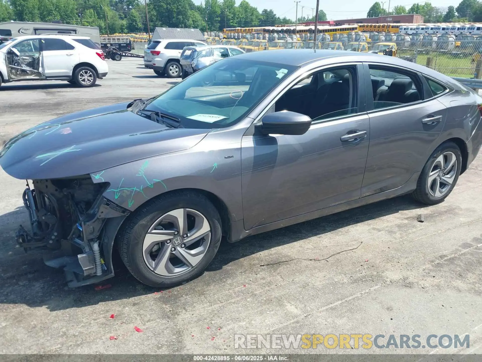 2 Photograph of a damaged car 19XZE4F55LE011882 HONDA INSIGHT 2020