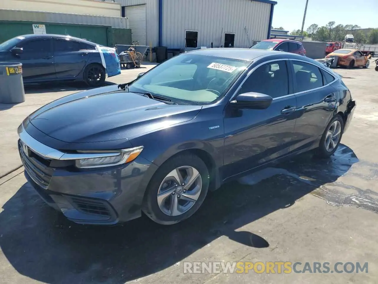 1 Photograph of a damaged car 19XZE4F56LE005959 HONDA INSIGHT 2020