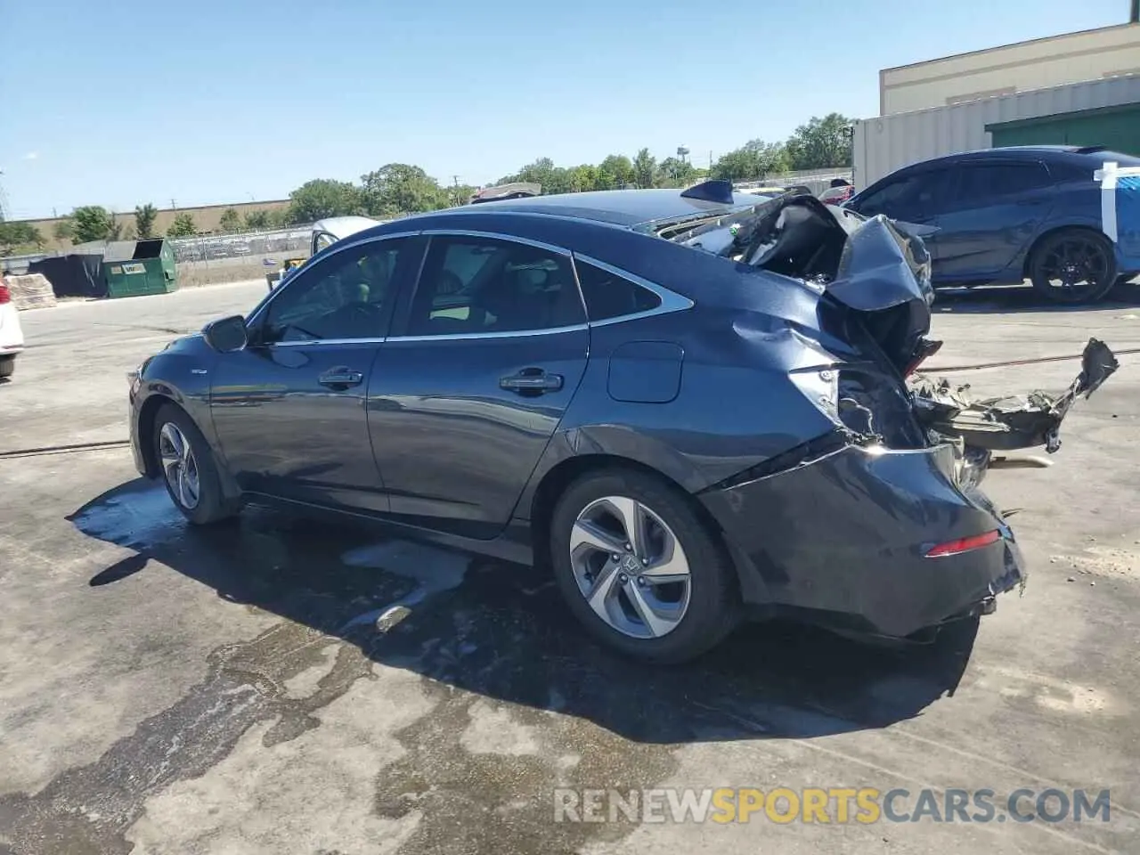 2 Photograph of a damaged car 19XZE4F56LE005959 HONDA INSIGHT 2020