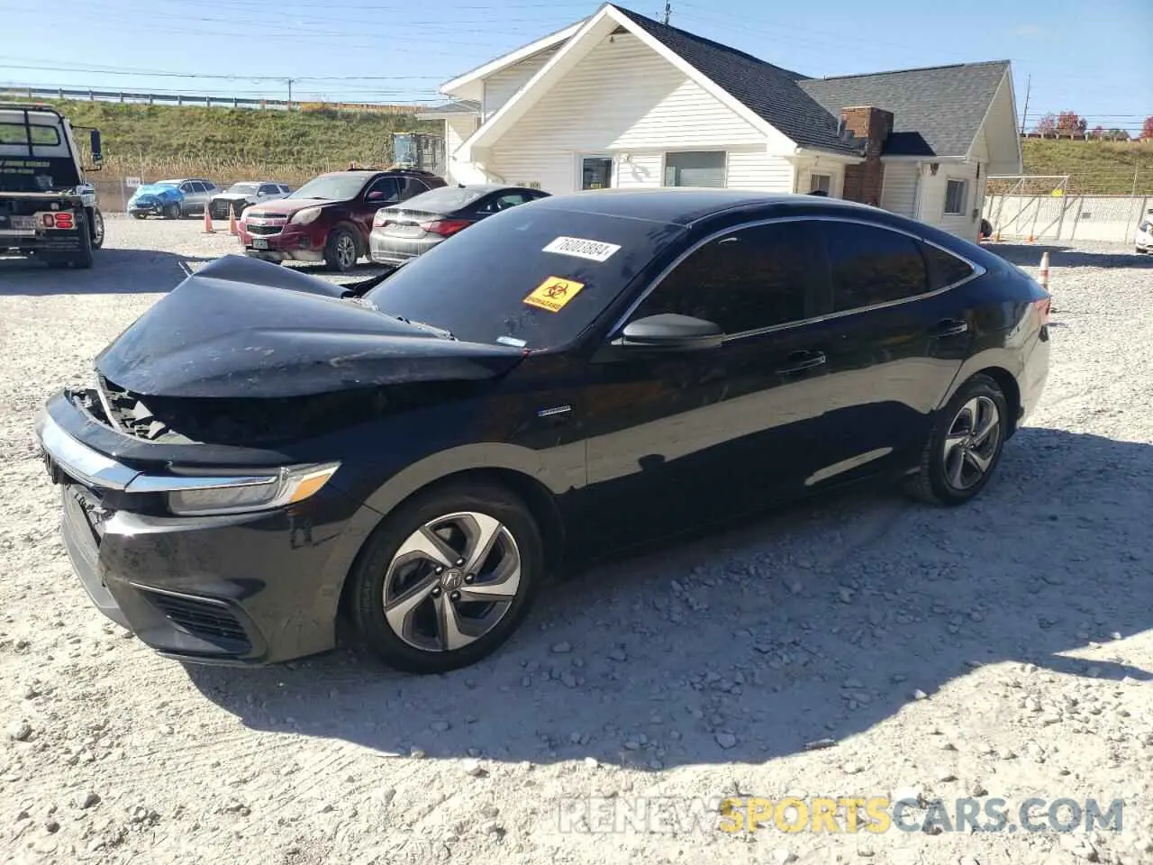 1 Photograph of a damaged car 19XZE4F56LE011809 HONDA INSIGHT 2020