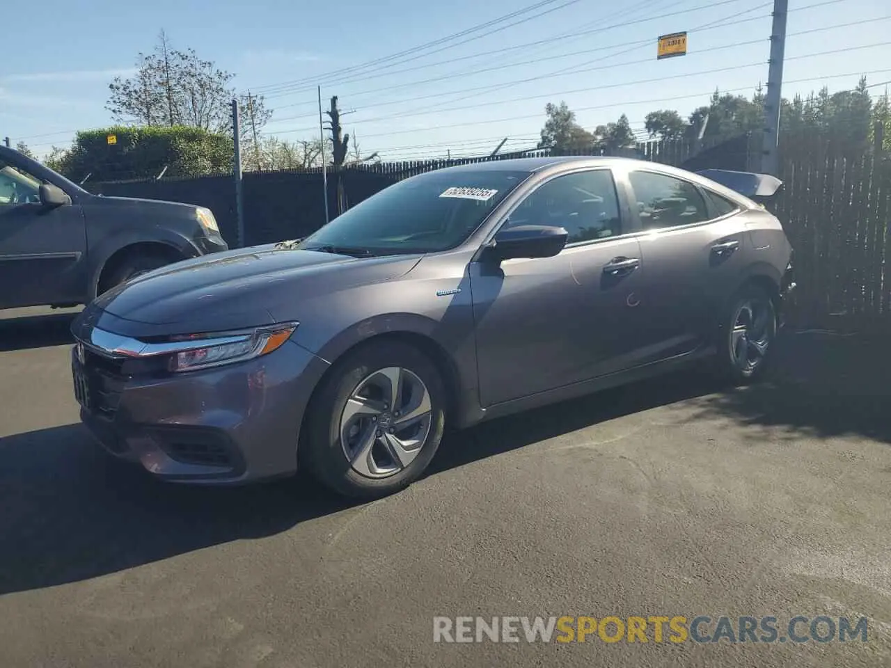 1 Photograph of a damaged car 19XZE4F58LE014761 HONDA INSIGHT 2020
