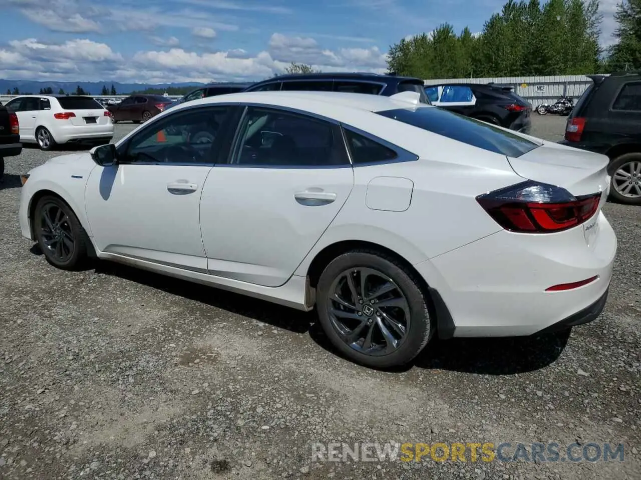 2 Photograph of a damaged car 19XZE4F59LE006412 HONDA INSIGHT 2020