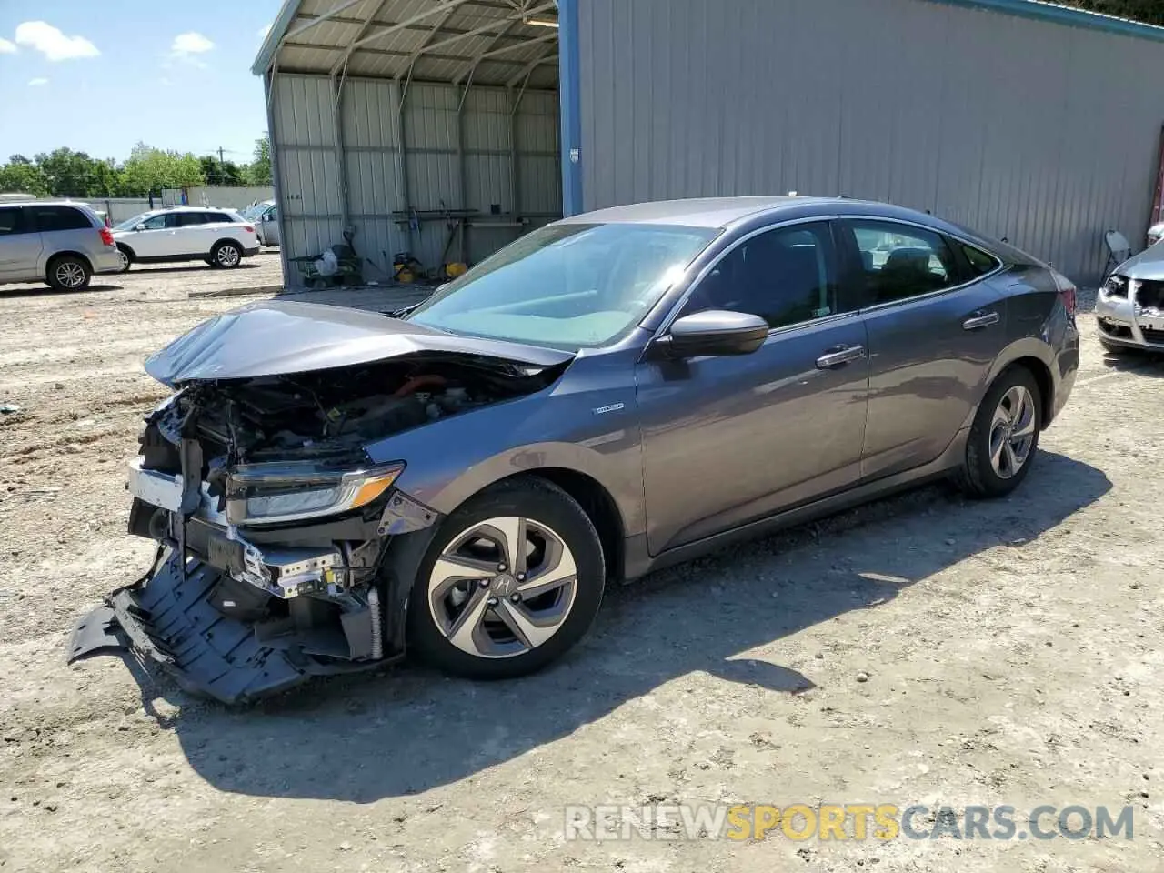 1 Photograph of a damaged car 19XZE4F59LE012095 HONDA INSIGHT 2020