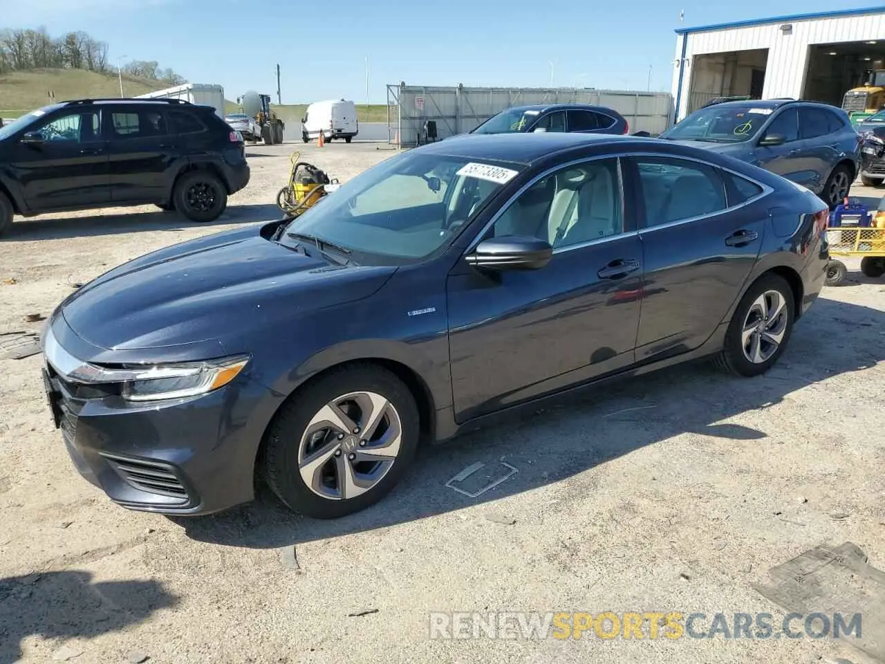 1 Photograph of a damaged car 19XZE4F59LE013005 HONDA INSIGHT 2020