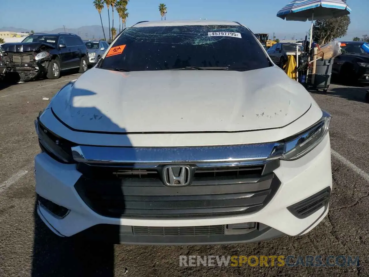 5 Photograph of a damaged car 19XZE4F5XLE003938 HONDA INSIGHT 2020