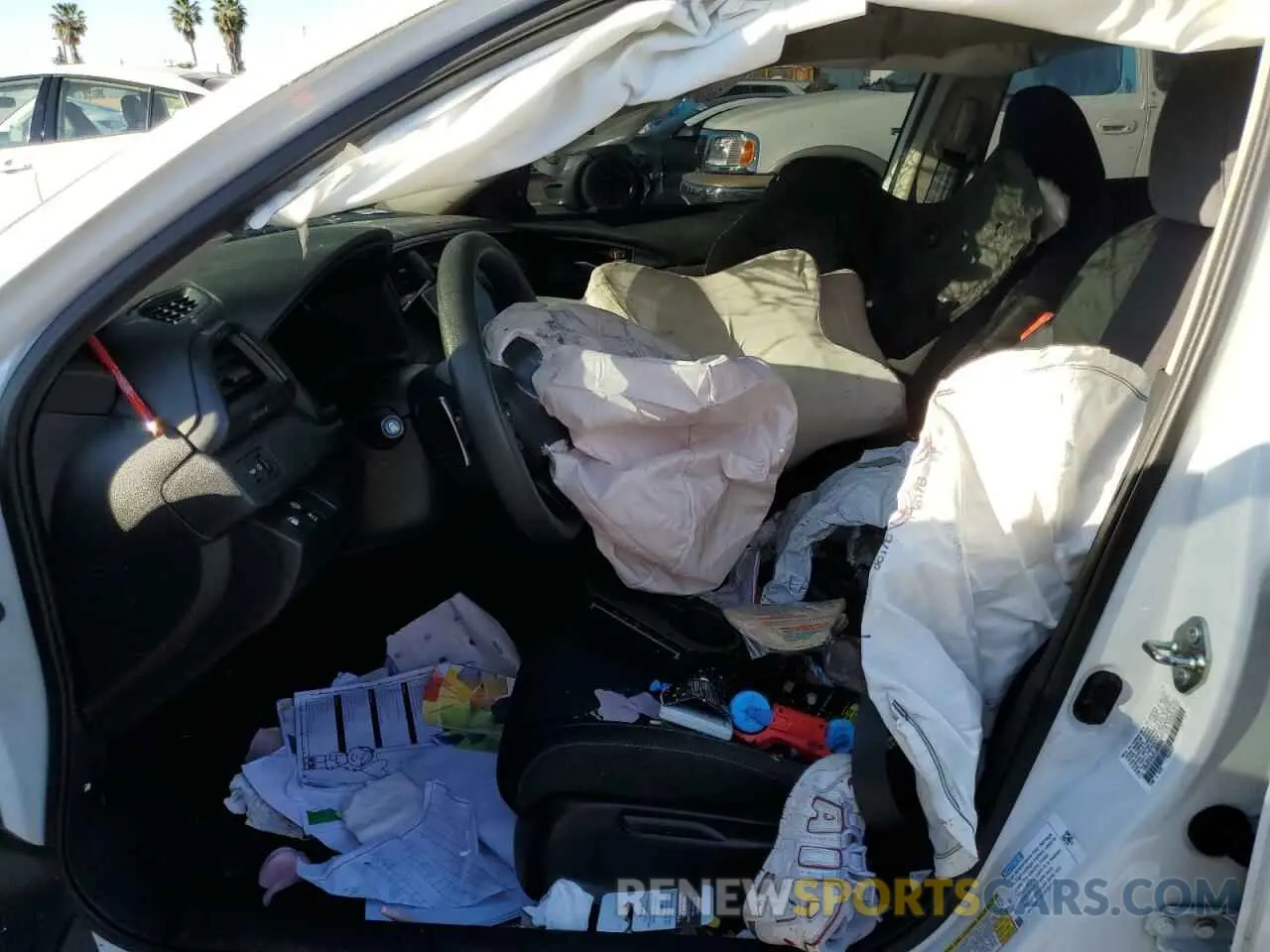 7 Photograph of a damaged car 19XZE4F5XLE003938 HONDA INSIGHT 2020