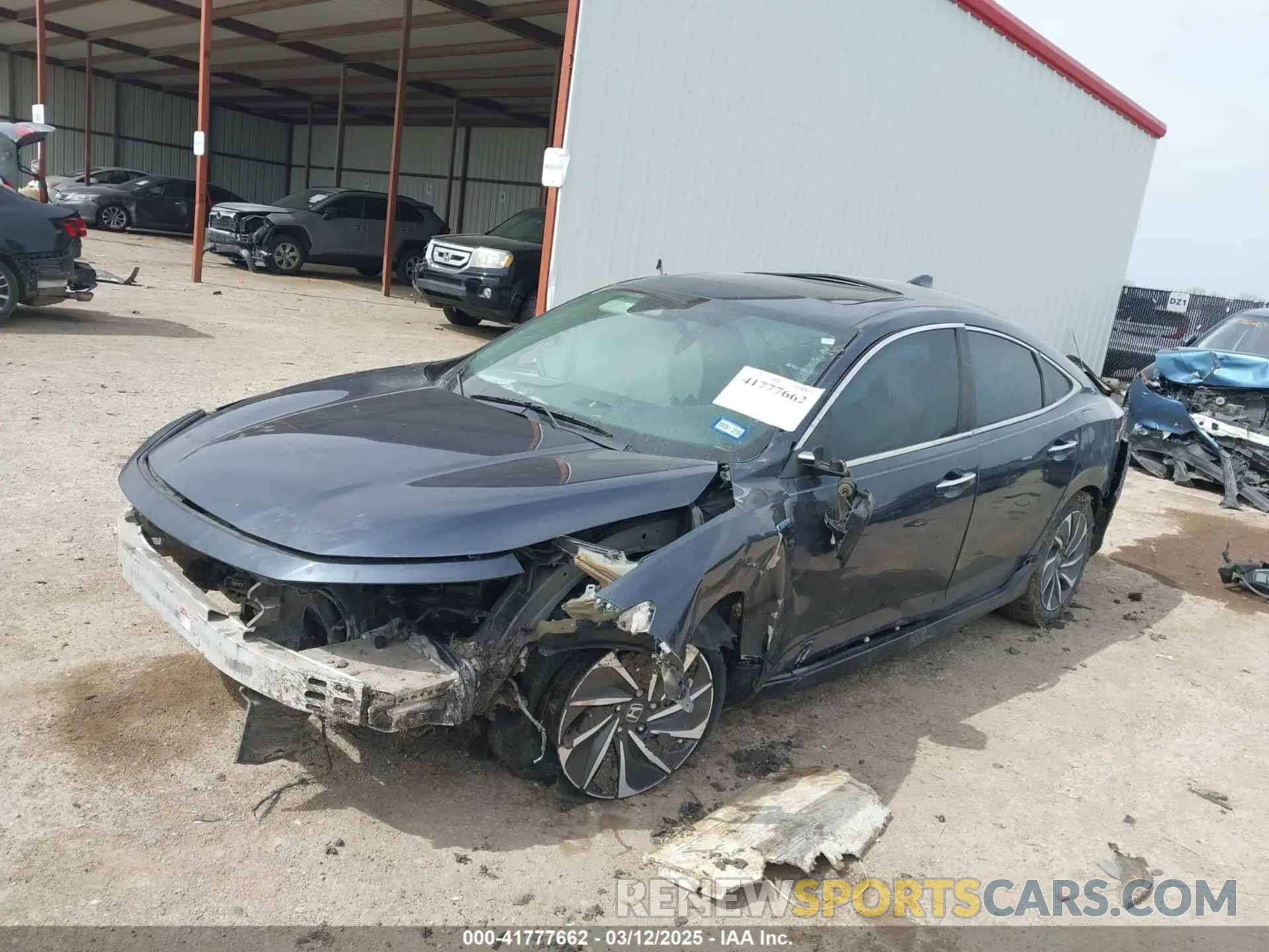 2 Photograph of a damaged car 19XZE4F94LE006918 HONDA INSIGHT 2020
