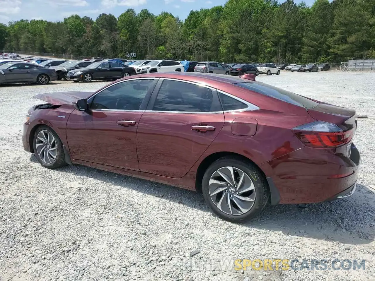 2 Photograph of a damaged car 19XZE4F94LE007065 HONDA INSIGHT 2020