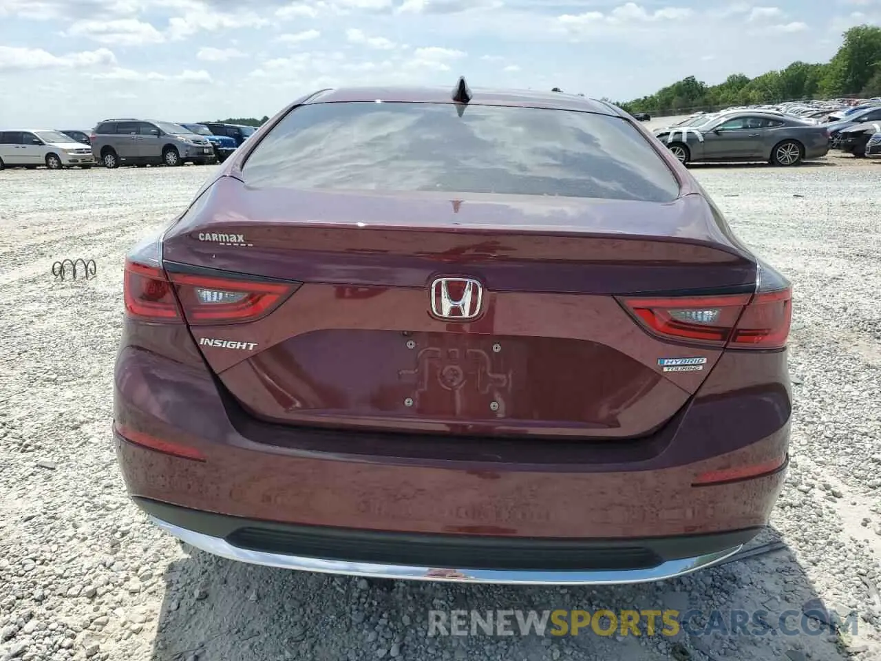 6 Photograph of a damaged car 19XZE4F94LE007065 HONDA INSIGHT 2020