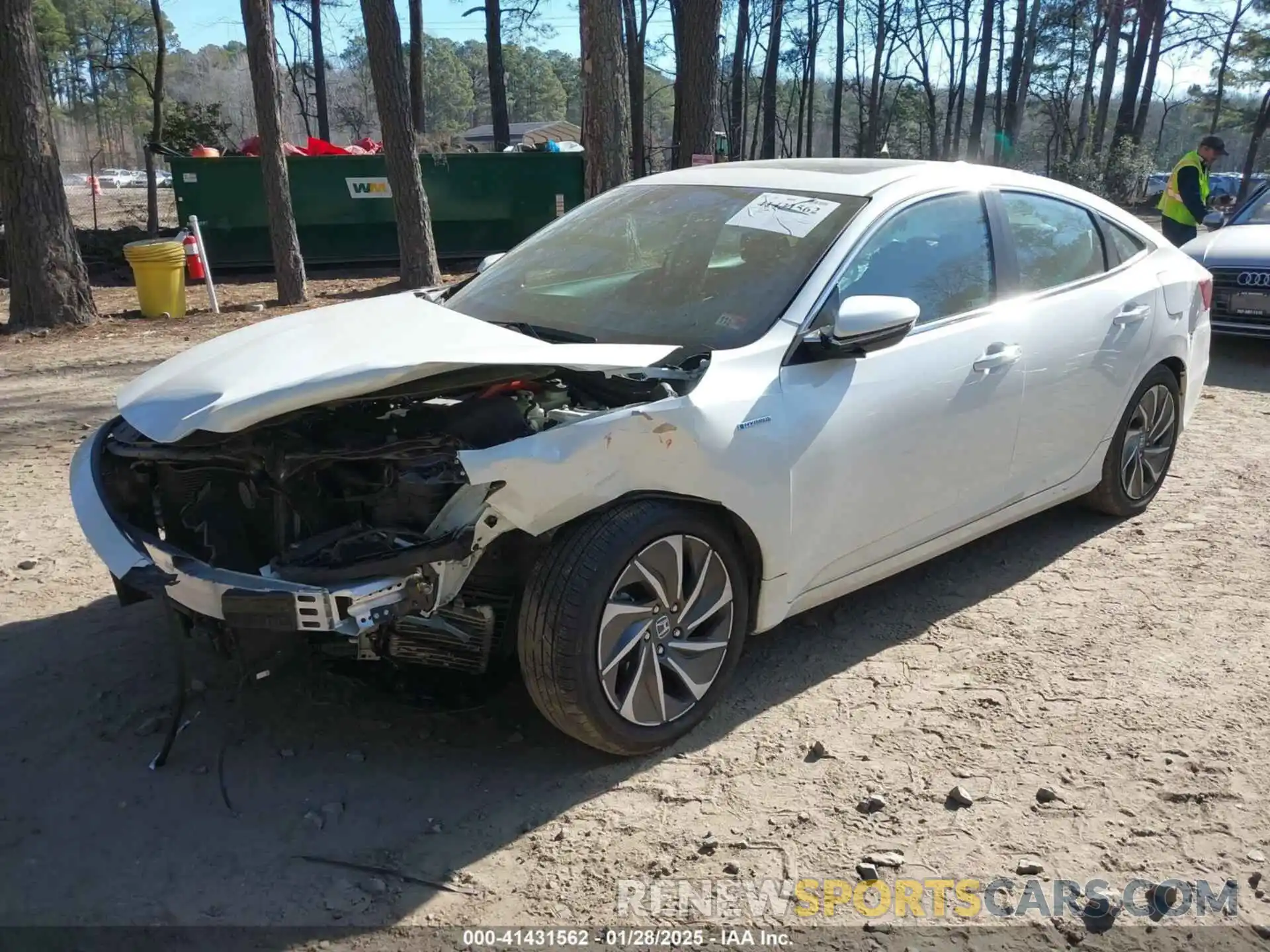 2 Photograph of a damaged car 19XZE4F96LE001090 HONDA INSIGHT 2020