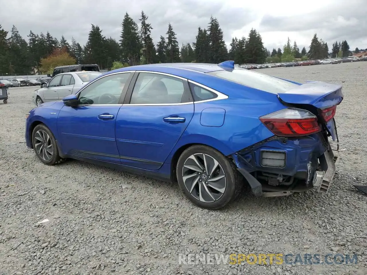 2 Photograph of a damaged car 19XZE4F97LE010980 HONDA INSIGHT 2020
