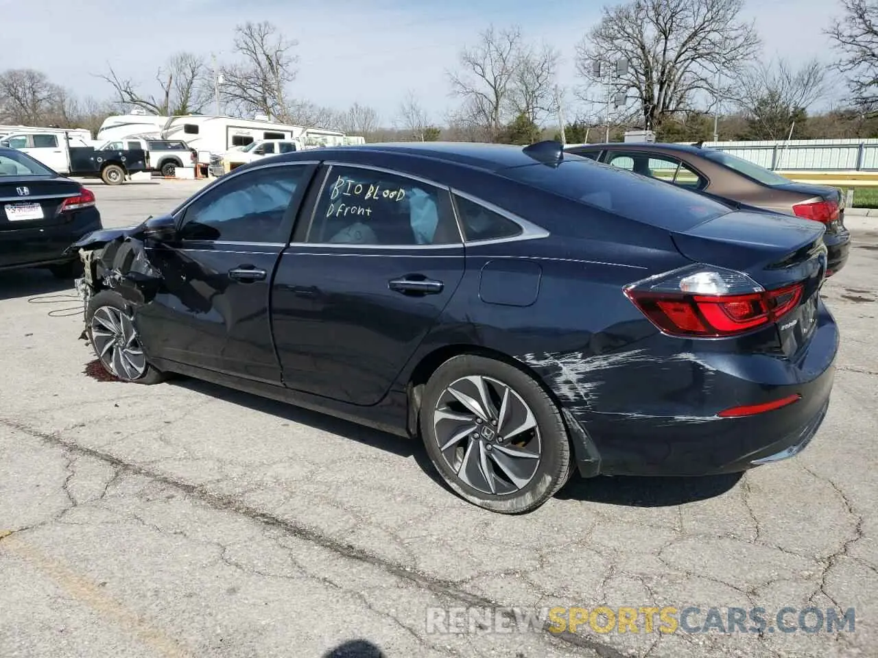 2 Photograph of a damaged car 19XZE4F98LE003522 HONDA INSIGHT 2020