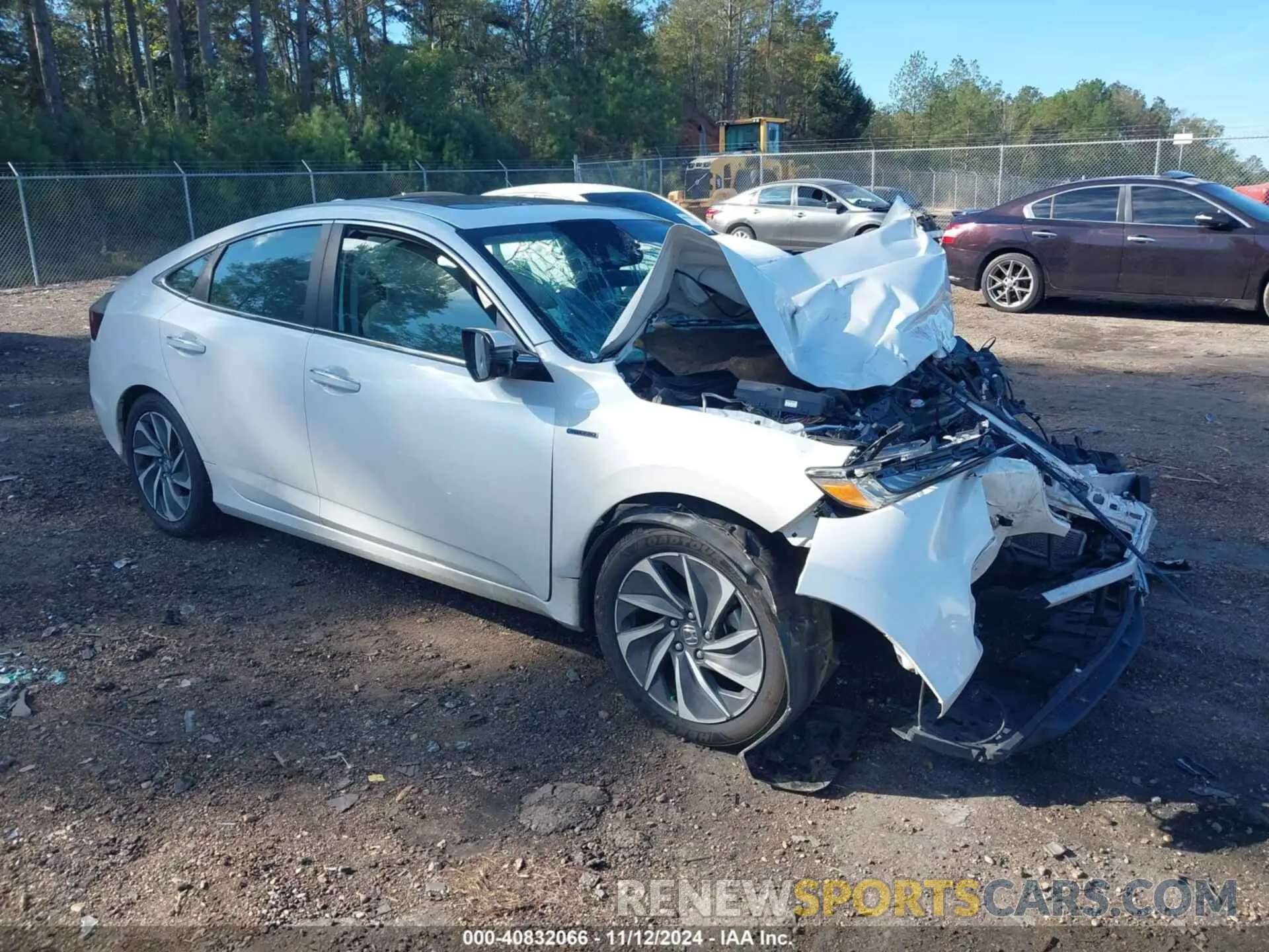 1 Photograph of a damaged car 19XZE4F98LE004931 HONDA INSIGHT 2020