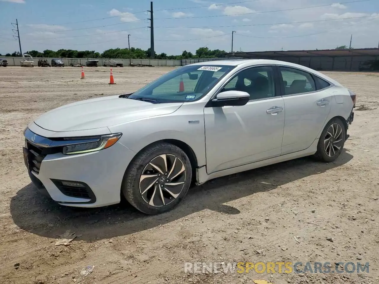 1 Photograph of a damaged car 19XZE4F99LE004159 HONDA INSIGHT 2020
