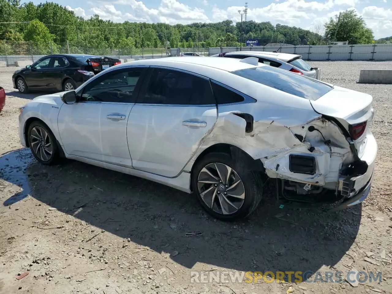 2 Photograph of a damaged car 19XZE4F9XLE012707 HONDA INSIGHT 2020