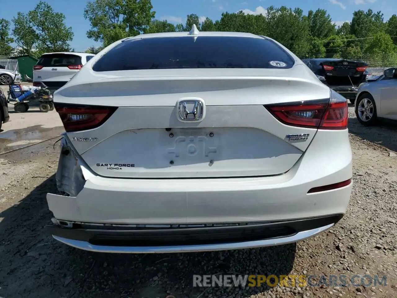 6 Photograph of a damaged car 19XZE4F9XLE012707 HONDA INSIGHT 2020