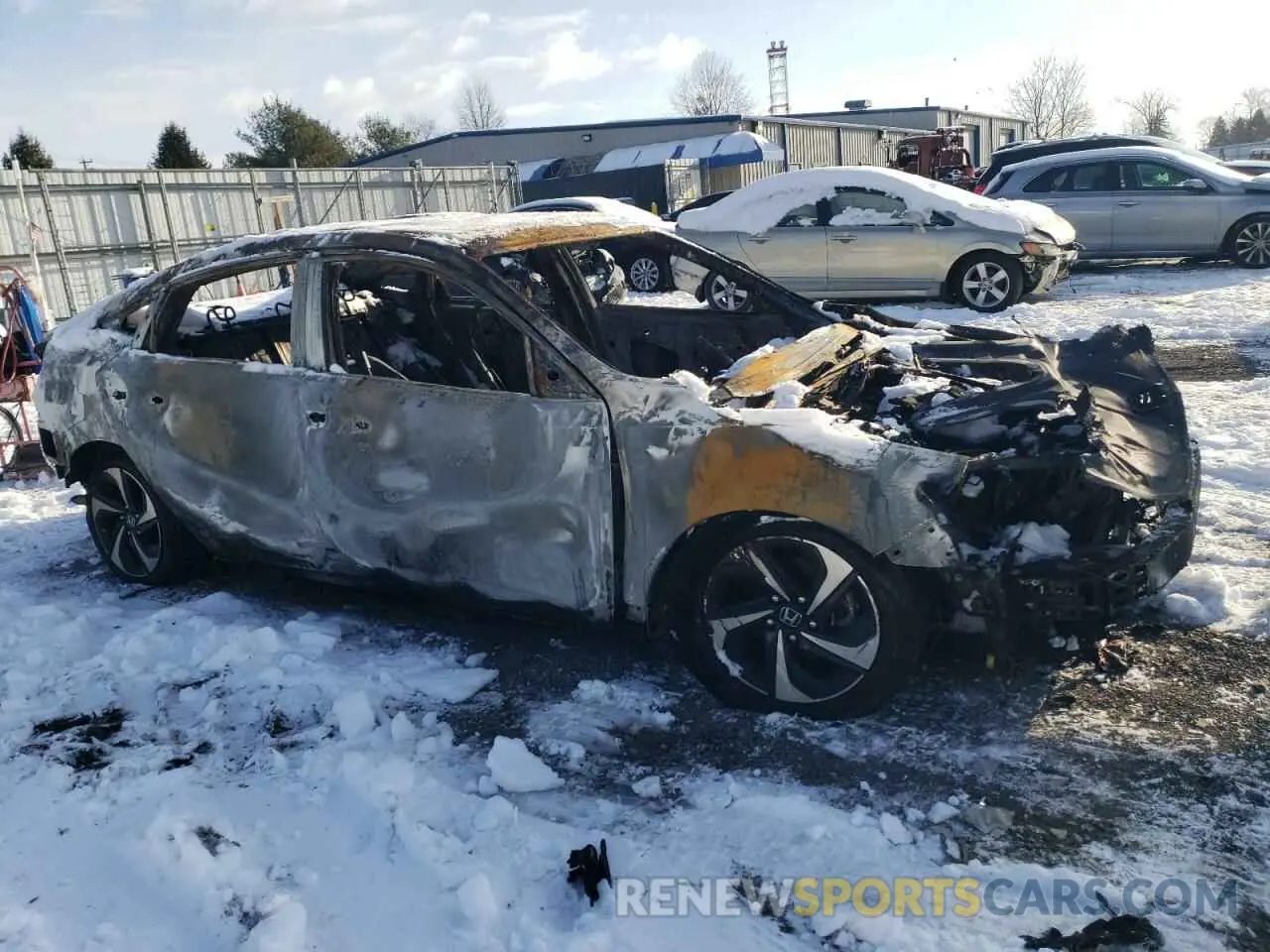4 Photograph of a damaged car 19XZE4F15ME001304 HONDA INSIGHT 2021