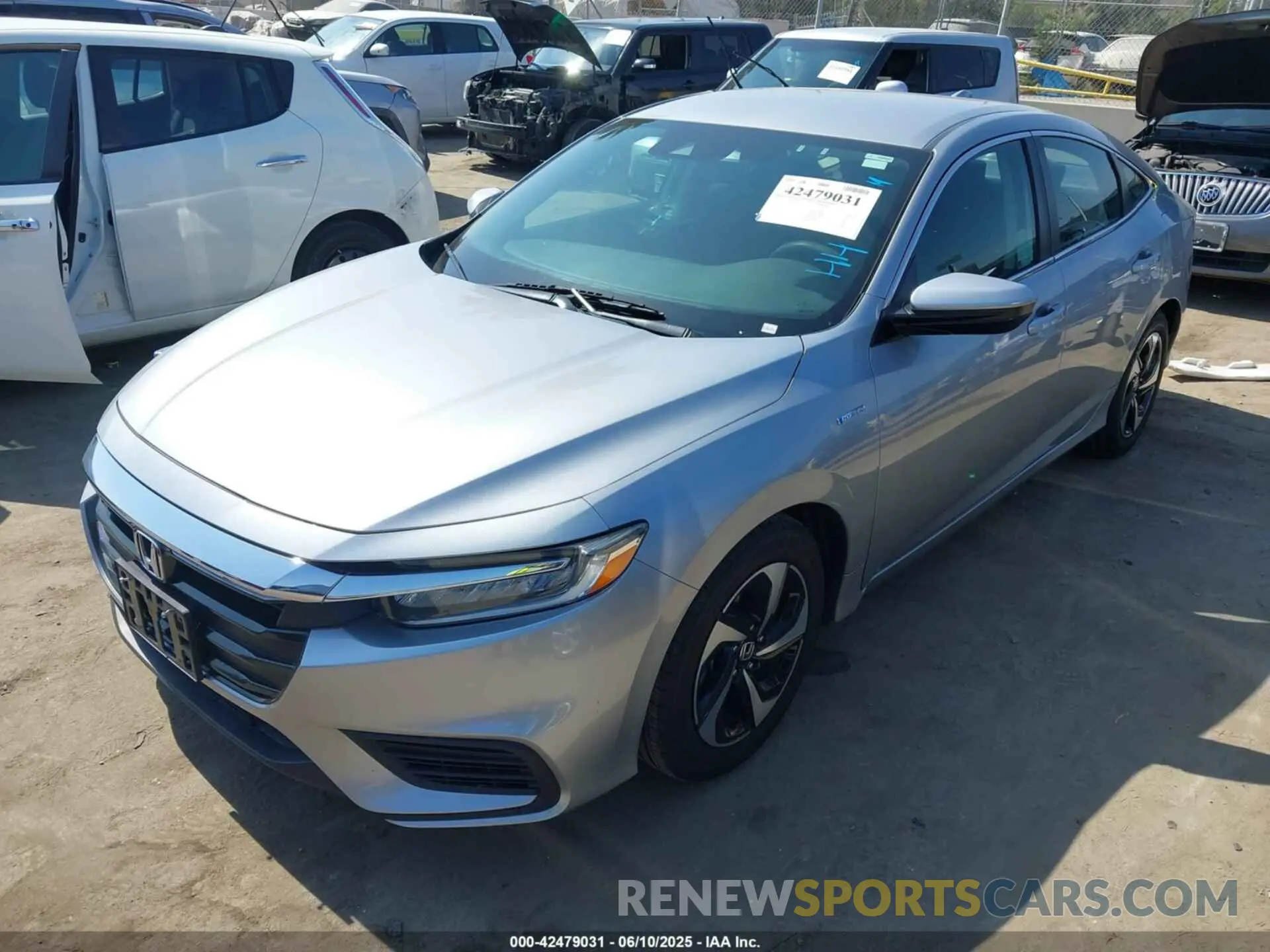 2 Photograph of a damaged car 19XZE4F50ME001374 HONDA INSIGHT 2021
