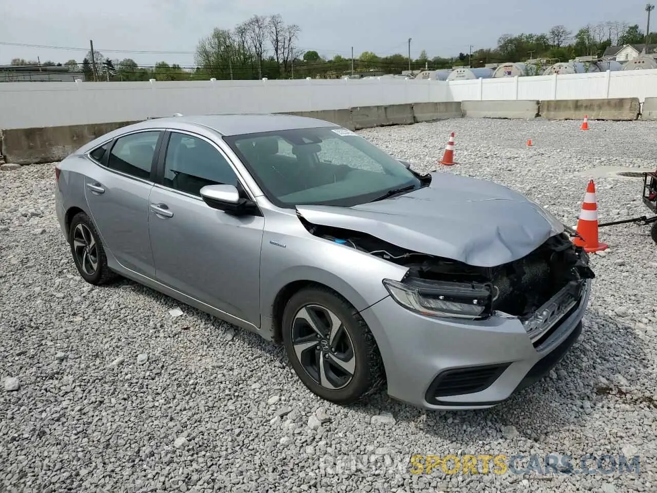 4 Photograph of a damaged car 19XZE4F51ME001657 HONDA INSIGHT 2021