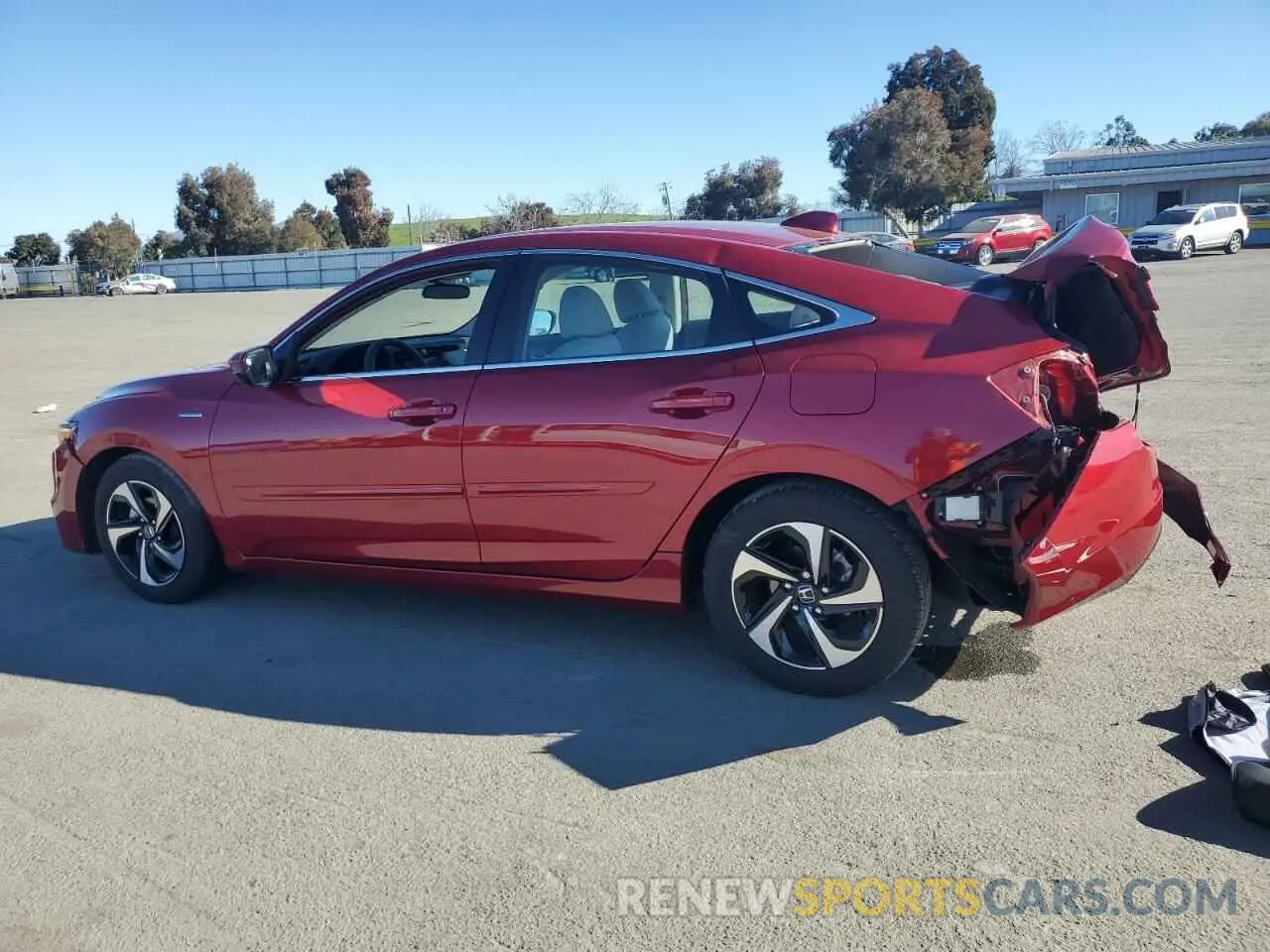 2 Photograph of a damaged car 19XZE4F51ME006860 HONDA INSIGHT 2021