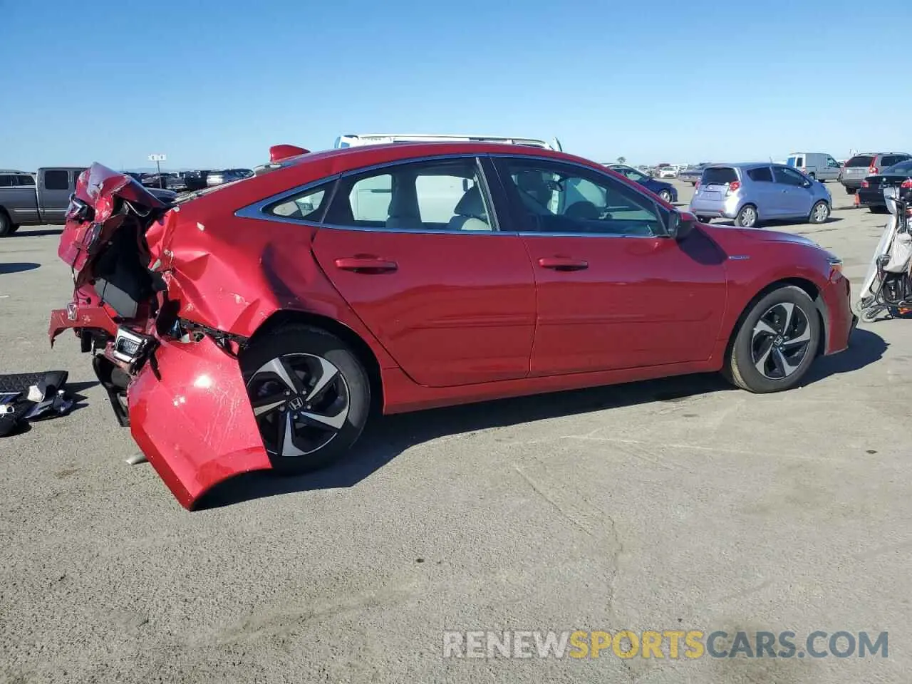 3 Photograph of a damaged car 19XZE4F51ME006860 HONDA INSIGHT 2021