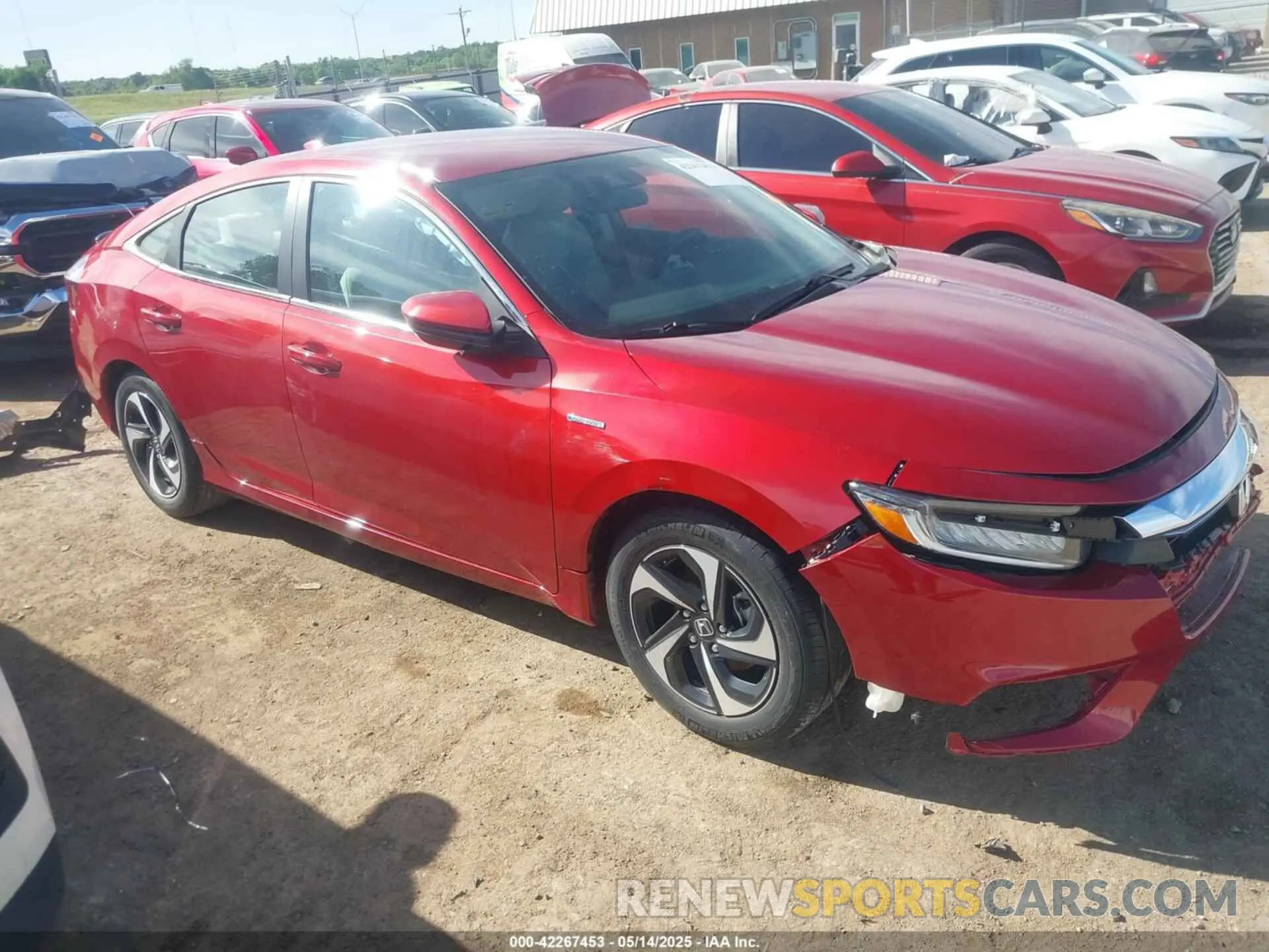 1 Photograph of a damaged car 19XZE4F54ME003855 HONDA INSIGHT 2021