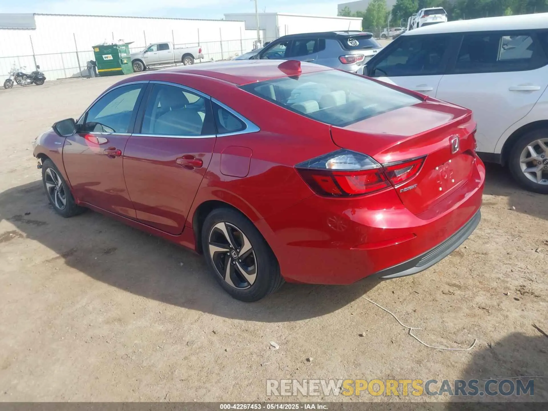 3 Photograph of a damaged car 19XZE4F54ME003855 HONDA INSIGHT 2021