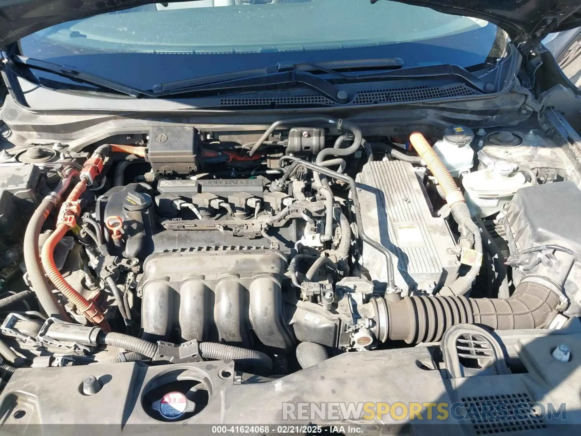 10 Photograph of a damaged car 19XZE4F55ME002262 HONDA INSIGHT 2021
