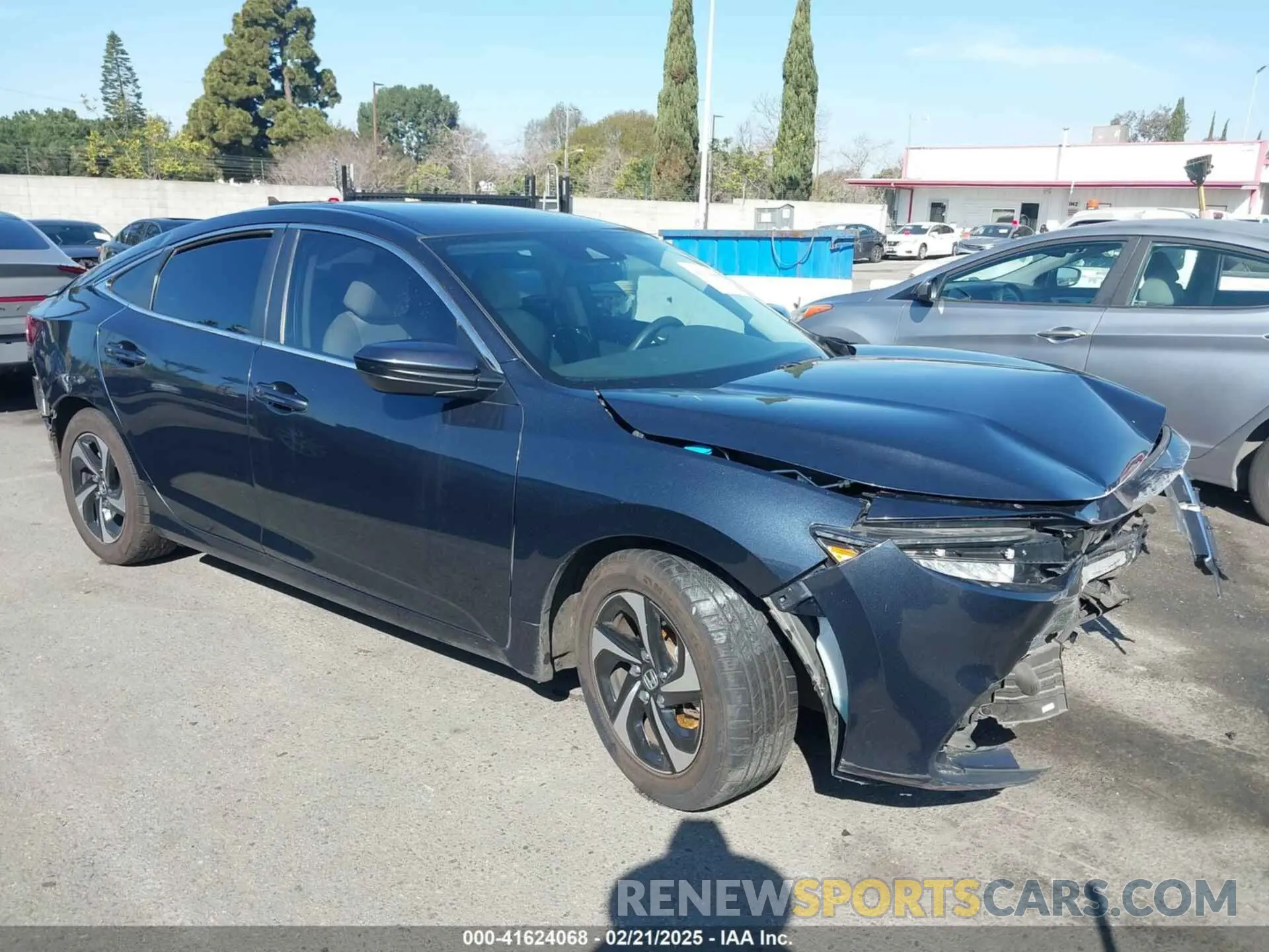 13 Photograph of a damaged car 19XZE4F55ME002262 HONDA INSIGHT 2021