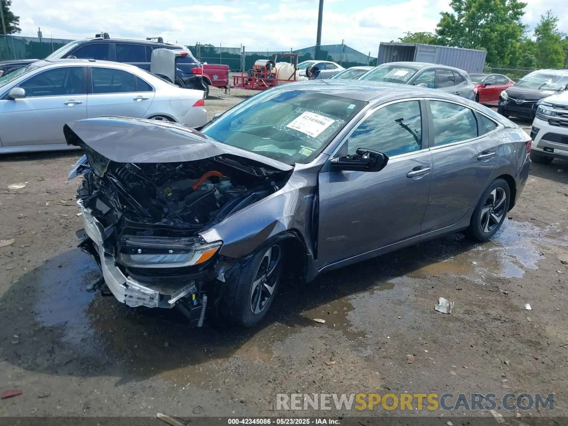 2 Photograph of a damaged car 19XZE4F55ME005131 HONDA INSIGHT 2021