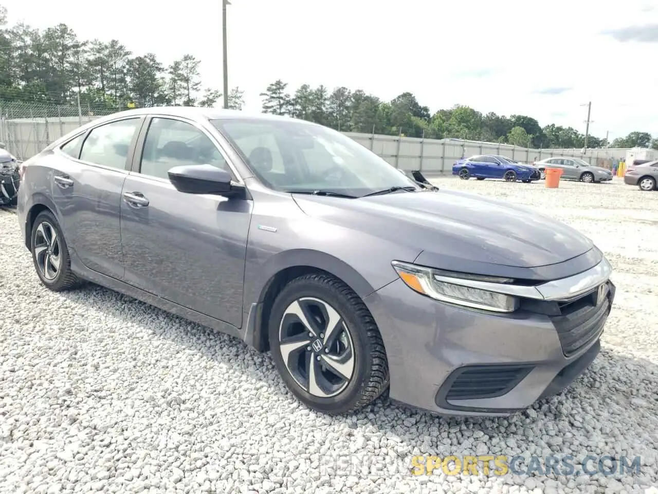 4 Photograph of a damaged car 19XZE4F55ME005548 HONDA INSIGHT 2021