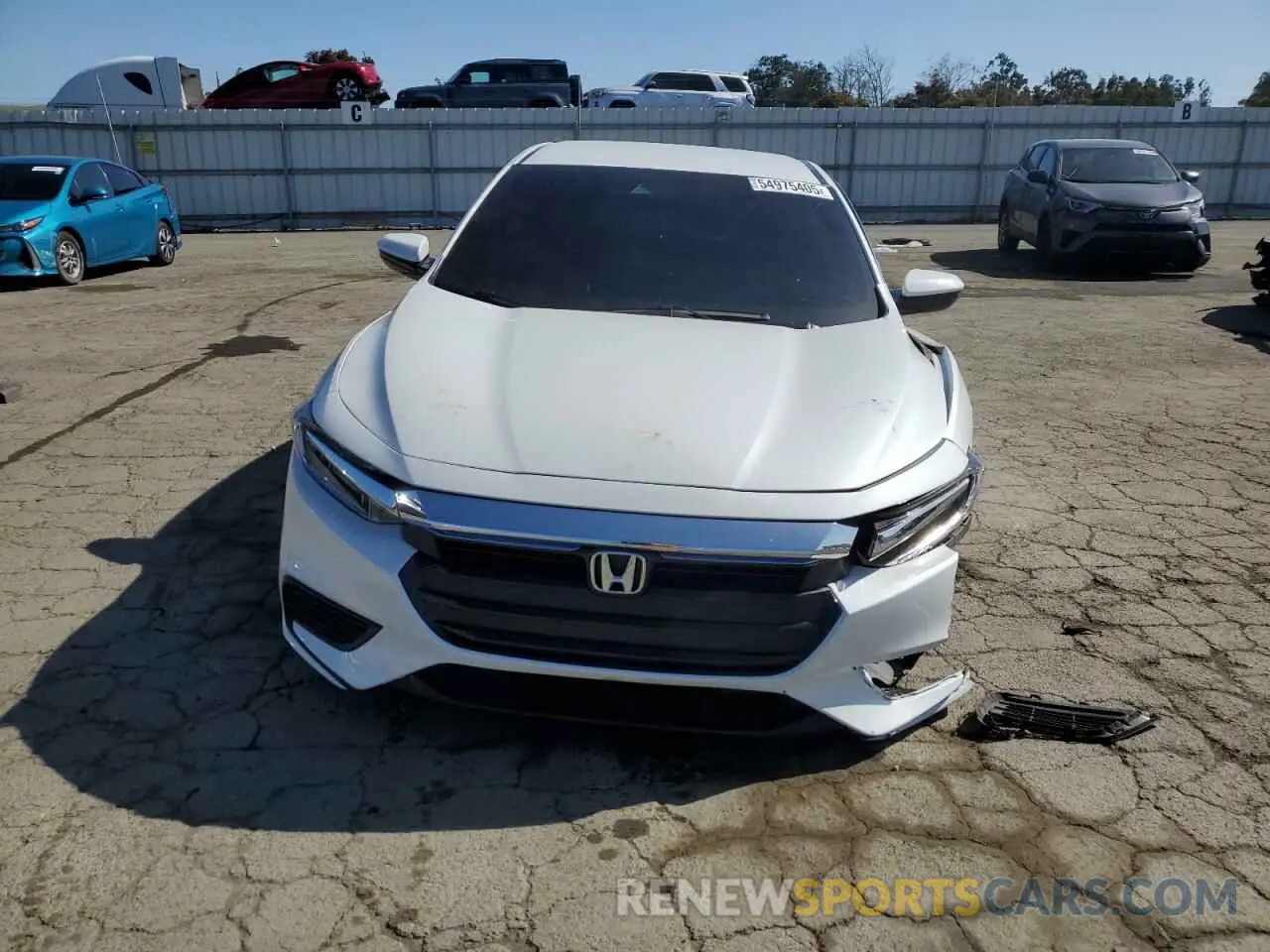 5 Photograph of a damaged car 19XZE4F55ME007350 HONDA INSIGHT 2021