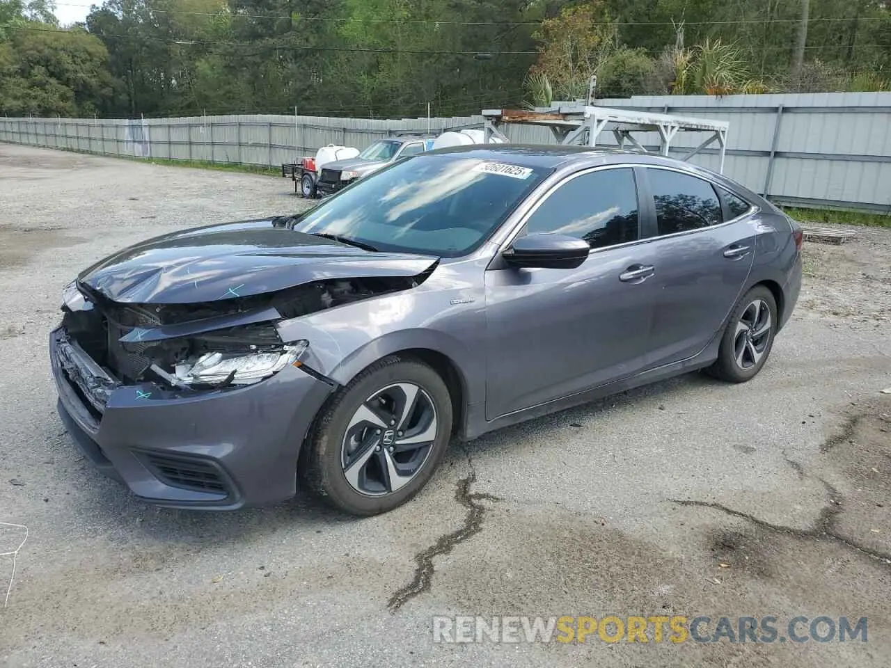 1 Photograph of a damaged car 19XZE4F56ME008474 HONDA INSIGHT 2021