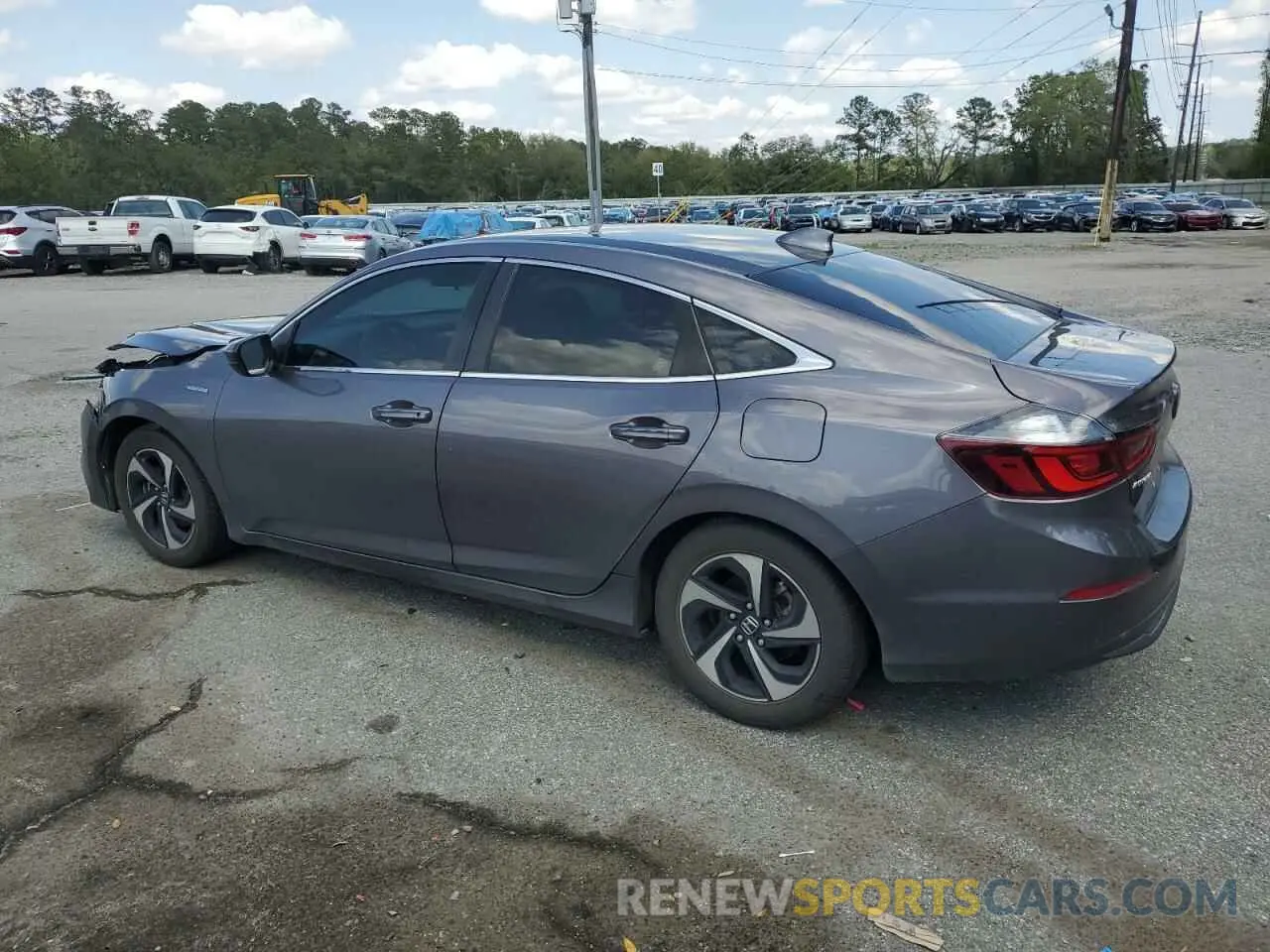 2 Photograph of a damaged car 19XZE4F56ME008474 HONDA INSIGHT 2021