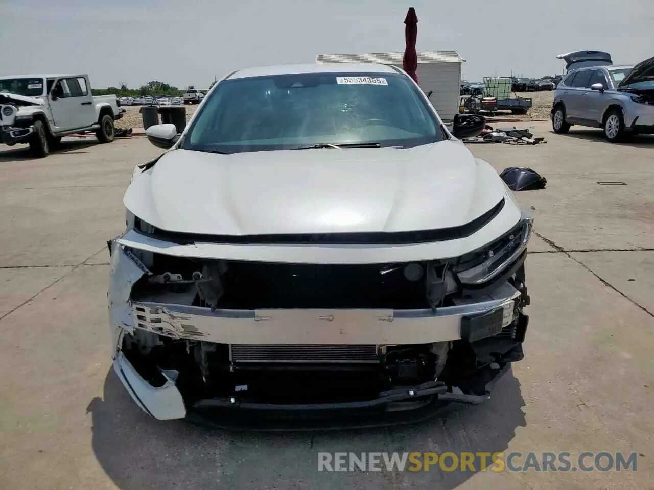 5 Photograph of a damaged car 19XZE4F58ME003924 HONDA INSIGHT 2021