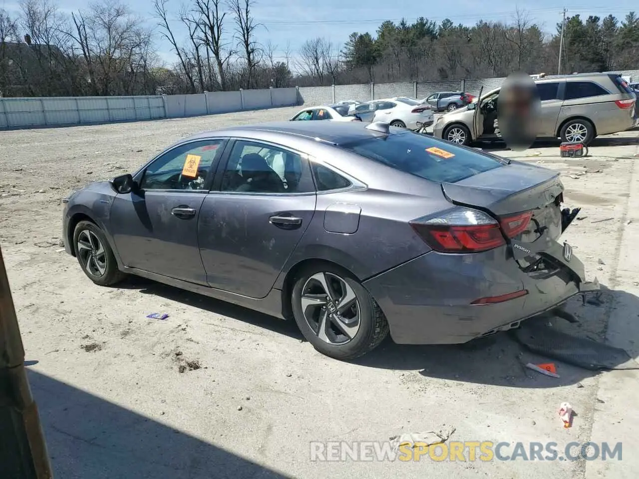 2 Photograph of a damaged car 19XZE4F58ME010789 HONDA INSIGHT 2021
