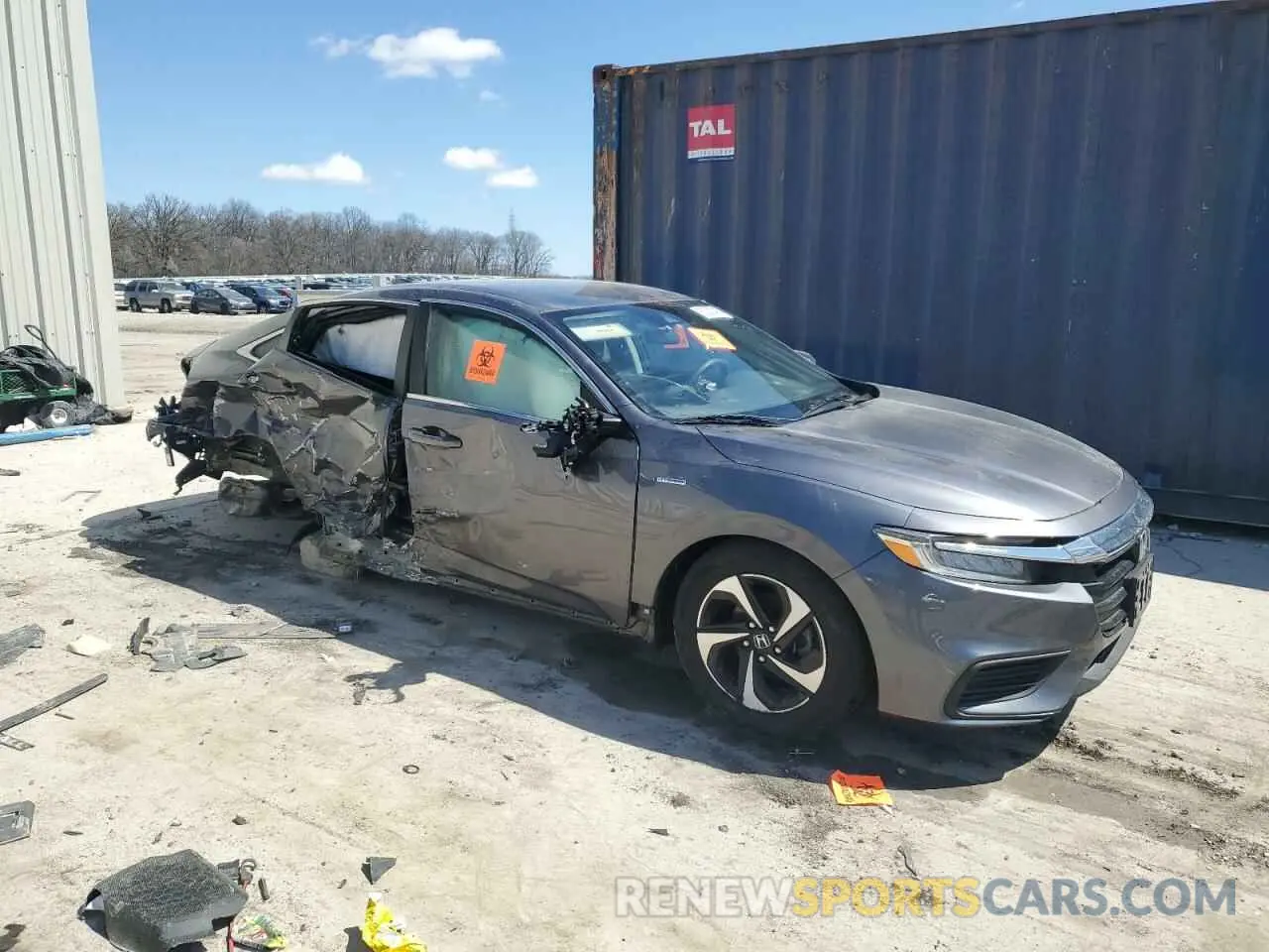 4 Photograph of a damaged car 19XZE4F58ME010789 HONDA INSIGHT 2021