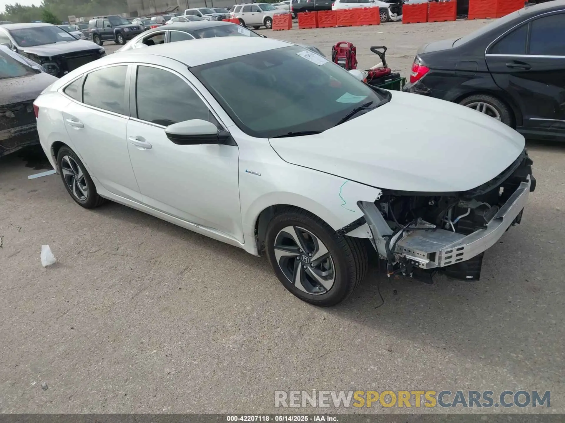 1 Photograph of a damaged car 19XZE4F5XME001415 HONDA INSIGHT 2021