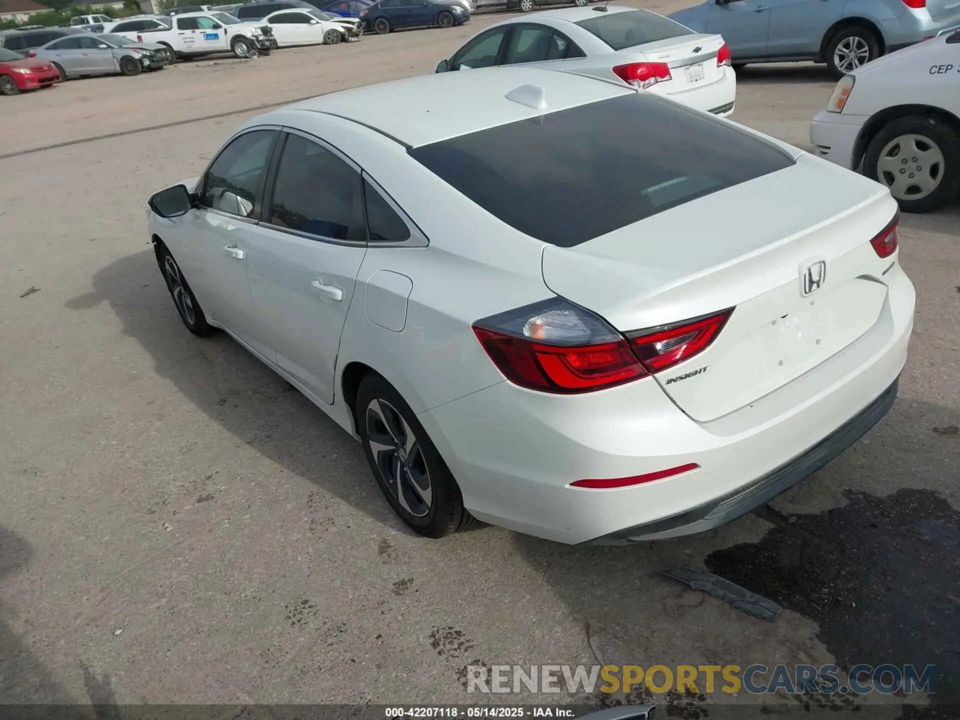 3 Photograph of a damaged car 19XZE4F5XME001415 HONDA INSIGHT 2021