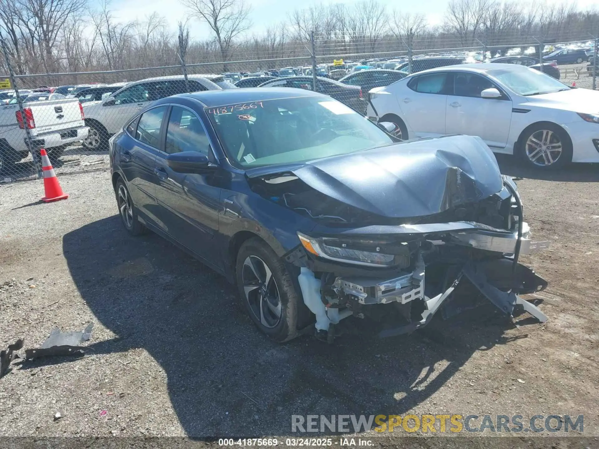 1 Photograph of a damaged car 19XZE4F5XME003262 HONDA INSIGHT 2021