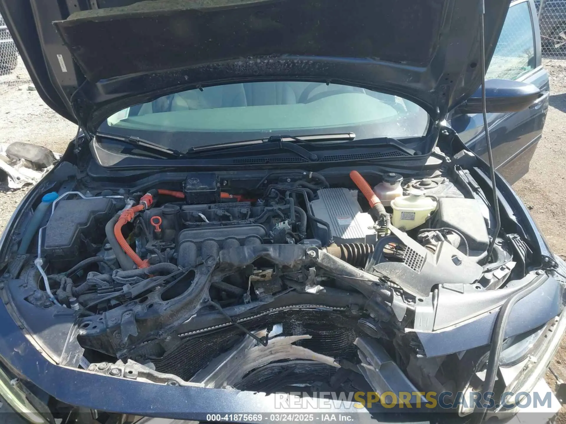 10 Photograph of a damaged car 19XZE4F5XME003262 HONDA INSIGHT 2021