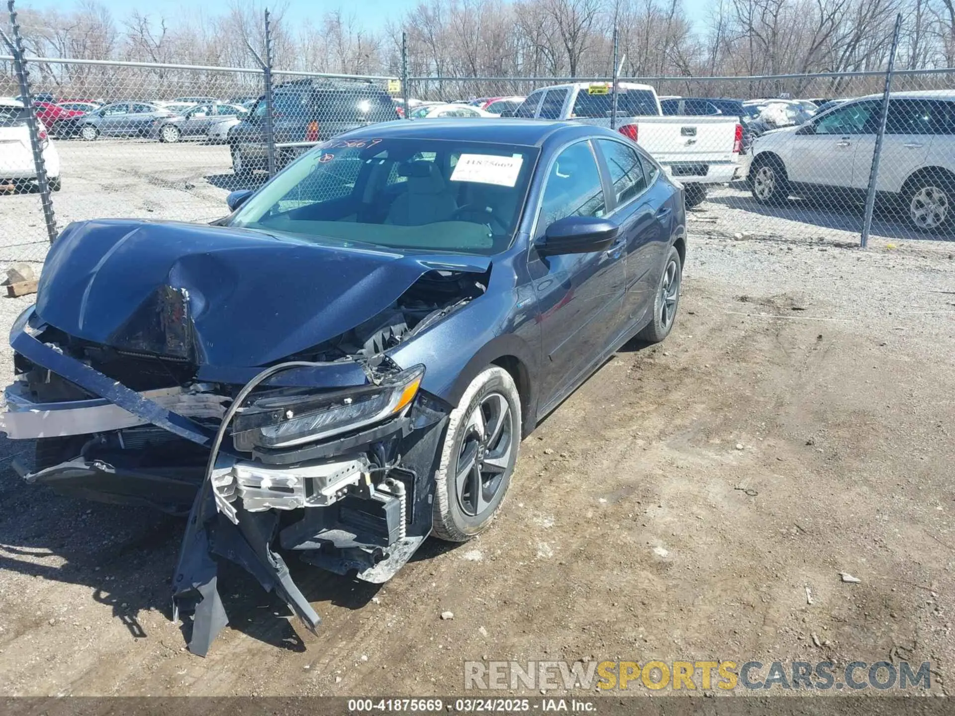 2 Photograph of a damaged car 19XZE4F5XME003262 HONDA INSIGHT 2021