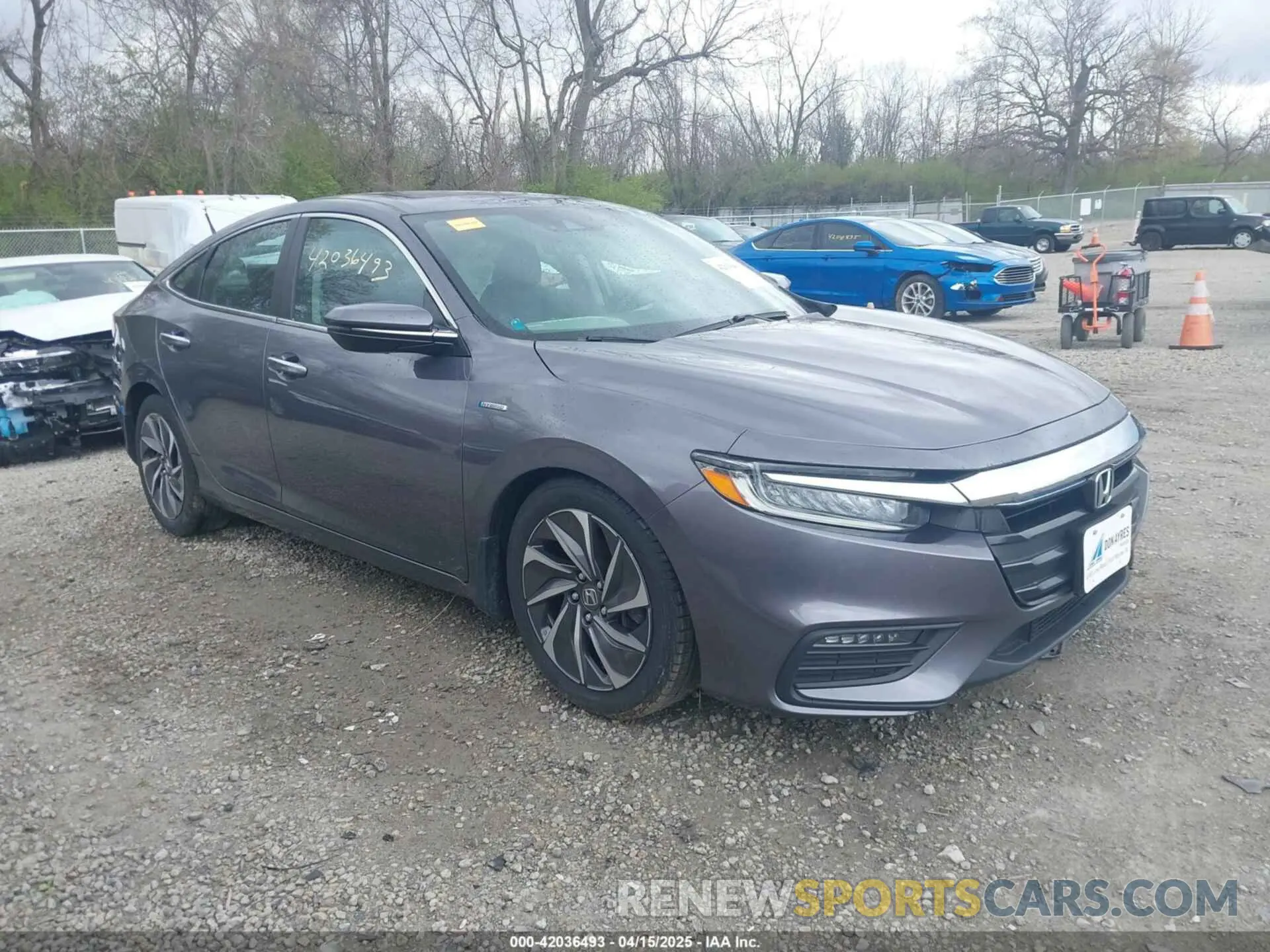 1 Photograph of a damaged car 19XZE4F91ME005517 HONDA INSIGHT 2021
