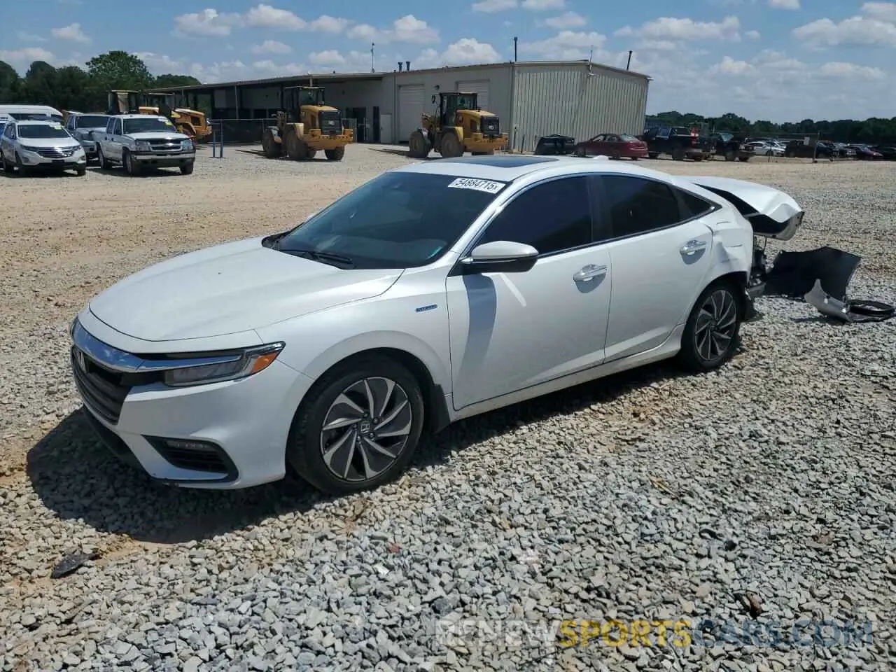 1 Photograph of a damaged car 19XZE4F91ME008336 HONDA INSIGHT 2021
