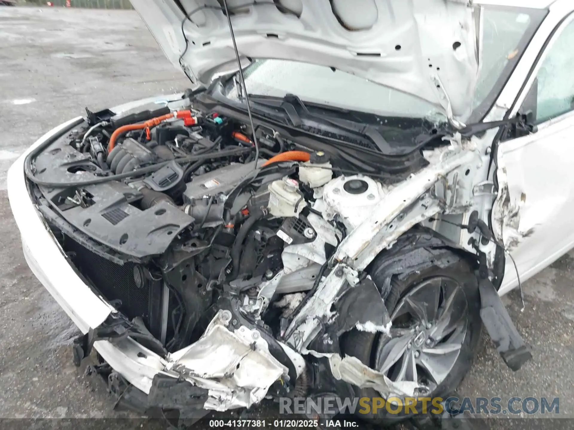 6 Photograph of a damaged car 19XZE4F94ME003177 HONDA INSIGHT 2021