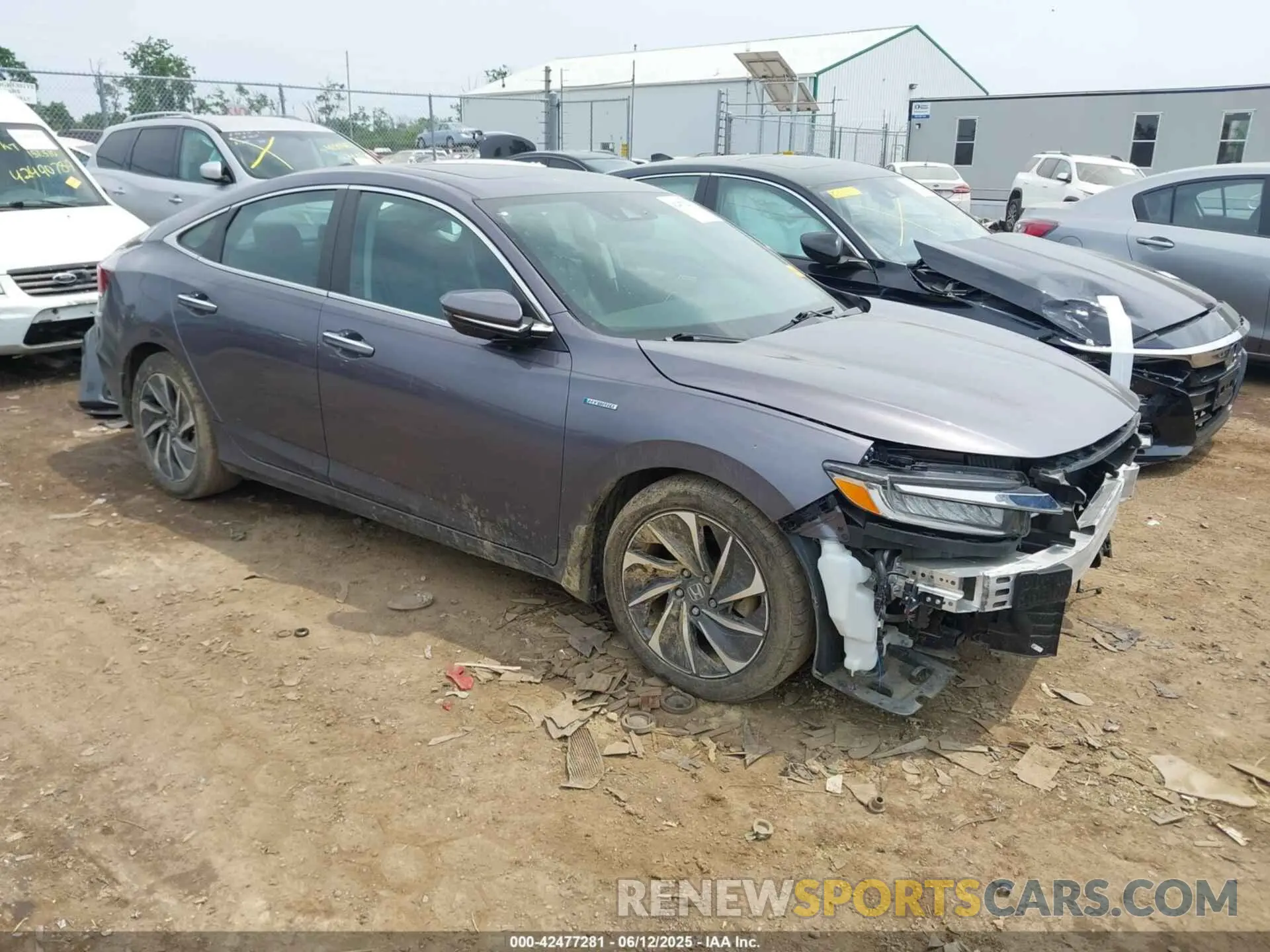 1 Photograph of a damaged car 19XZE4F97ME001133 HONDA INSIGHT 2021