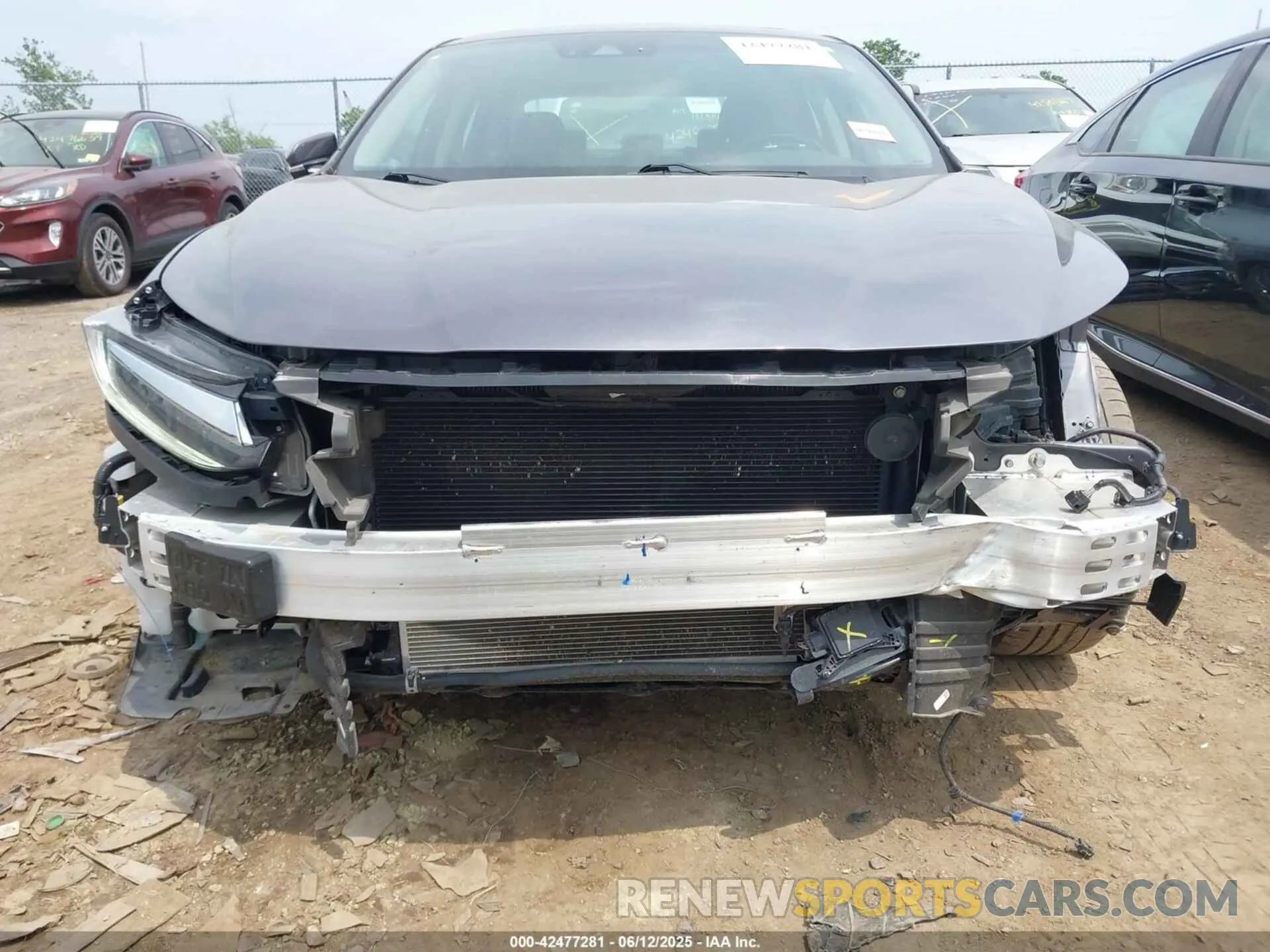 6 Photograph of a damaged car 19XZE4F97ME001133 HONDA INSIGHT 2021