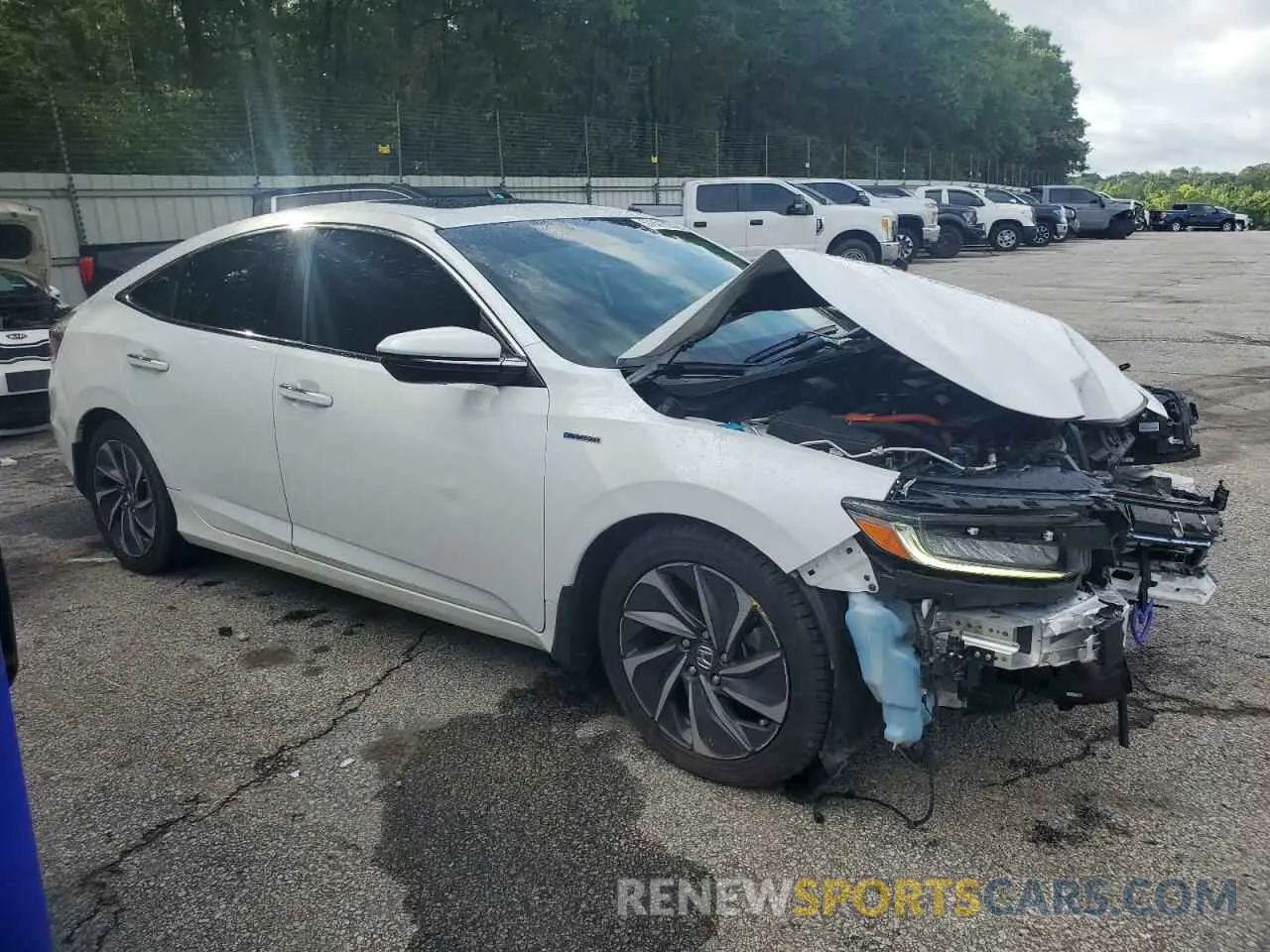 4 Photograph of a damaged car 19XZE4F99ME005331 HONDA INSIGHT 2021